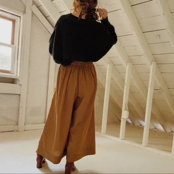 NWT Cotton Wide Leg Fleur Pants - Picture 4 of 6